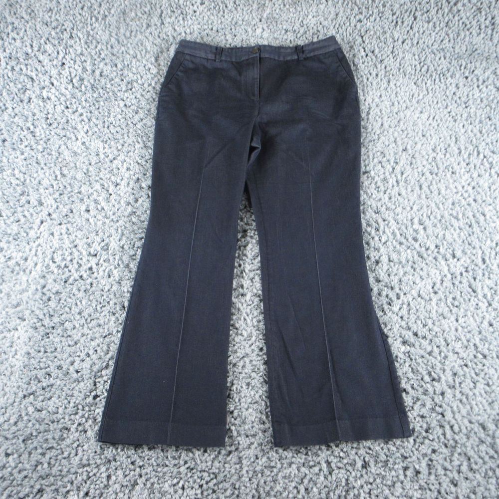 Talbots Pants Womens 10 Blue Raleigh Bootcut Chino 30x27*